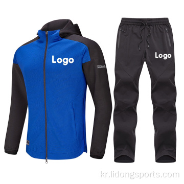 Custom Unisex Logo Tracksuit Mens Mens Hoodies와 Jogers